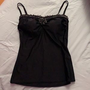 2 piece bikini swimsuit with beach skirt